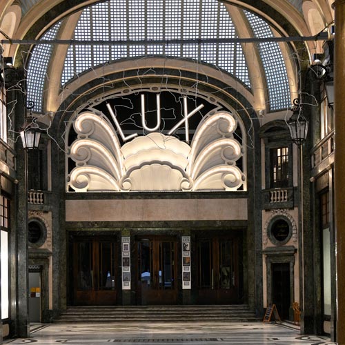 Turin Passage in der Innenstadt Lux Kino / Cime,a