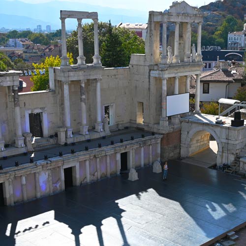 Plovdiv, Antikes Theater, Römisches Theater, Philipolis, Bulgarien